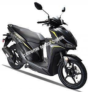 Italica Motors Matrix 150cc Scooter- Black Titanium