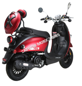 Italica Motors Mini 50cc Gas Scooter Moped Retro Style- 1 Year Warranty