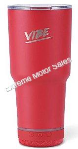 VIBE 28oz Speaker Tumbler Cup | Red