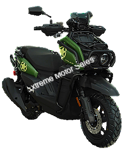 Italica Motors RX Combat 150cc Scooter Green