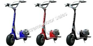 ScooterX 49cc Dirt Dog Gas Scooter Stand Up with Stunt Foot Pegs