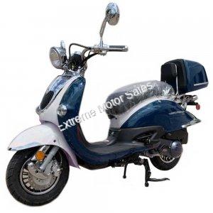 Trailmaster Sorrento 50A 50cc Gas Scooter Moped Retro Style