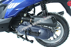 DF200TKA 200cc Reverse Trike Scooter 3 Wheel Moped