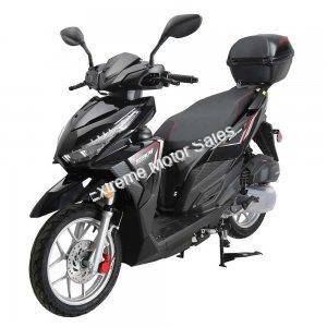 Spark 150cc Scooter Gas Moped GY6 14 inch Wheel MP3 Radio