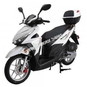 Spark 150cc Scooter Gas Moped GY6 14 inch Wheel MP3 Radio