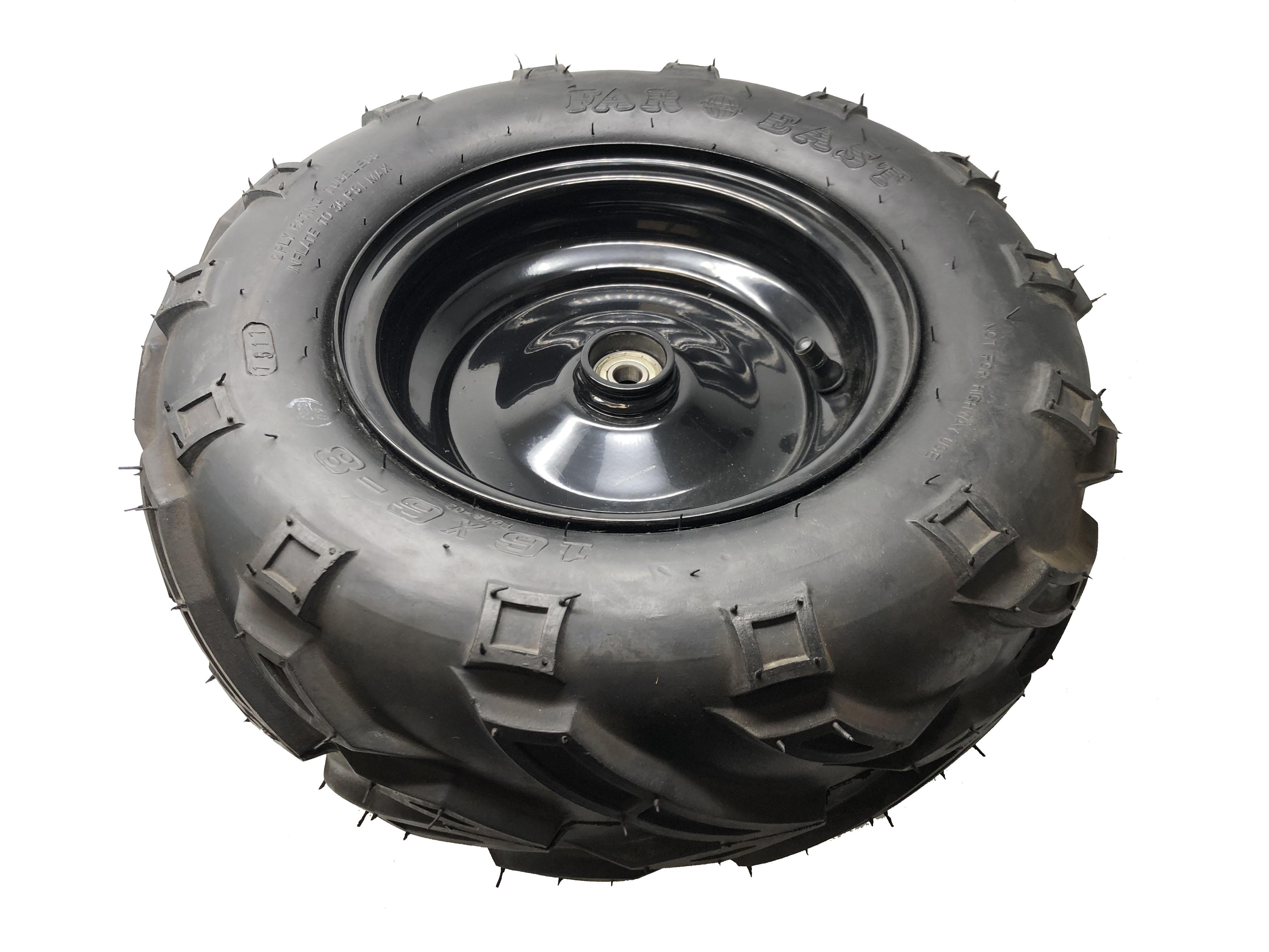 Wheel Front Tire and Black Wheel Assembly Mudhead / Mudhead 208R and