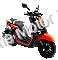 Italica Motors IQ 150cc Scooter Orange