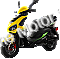 Italica Motors Ultra 50cc Gas Scooter Moped - 1 Year Warranty