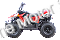 Racer 110cc Kids ATV Quad with Reverse Youth 4 Wheeler
