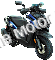 Italica Motors RX Combat 150cc Scooter Blue
