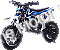 MotoTec Warrior 52cc 2-Stroke Gas Dirt Bike For Kids