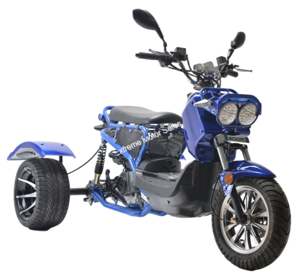 Boom Ryker 150cc Scooter Gas Trike 3 Wheel Moped Ruckus Copy > 150cc Trike Scooter > Extreme