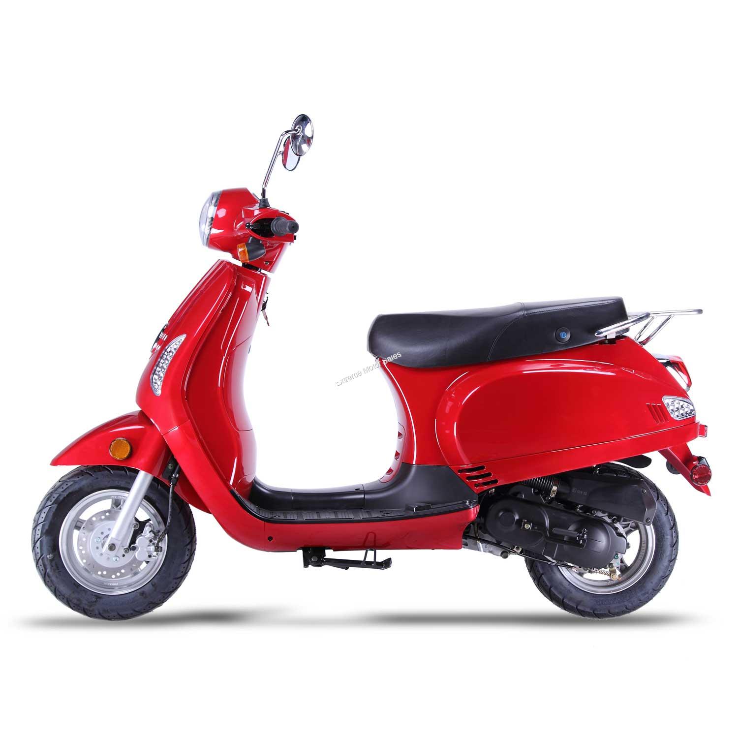 Wolf Lucky Retro 50cc Scooter Extreme Motor Sales Orlando Florida