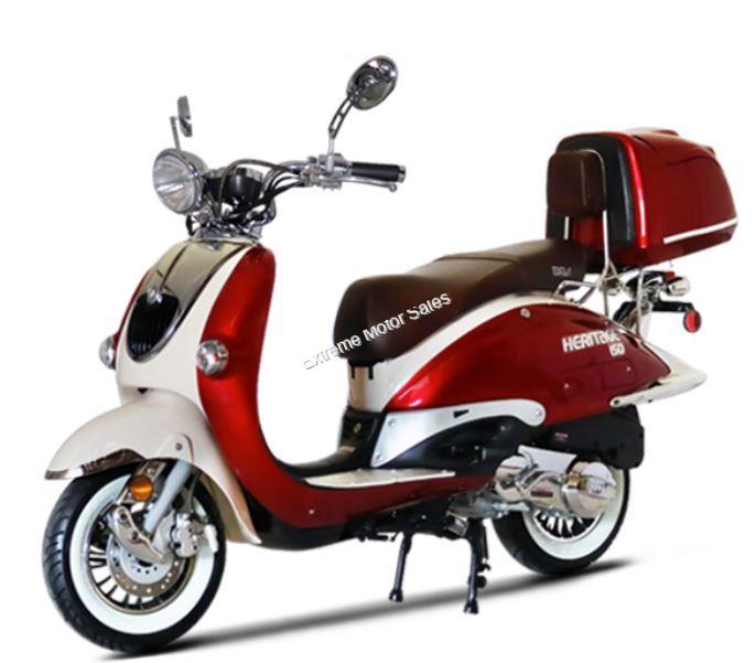Extreme Motor Sales, Inc > 150cc Scooters > BMS Heritage 150cc 2-Tone