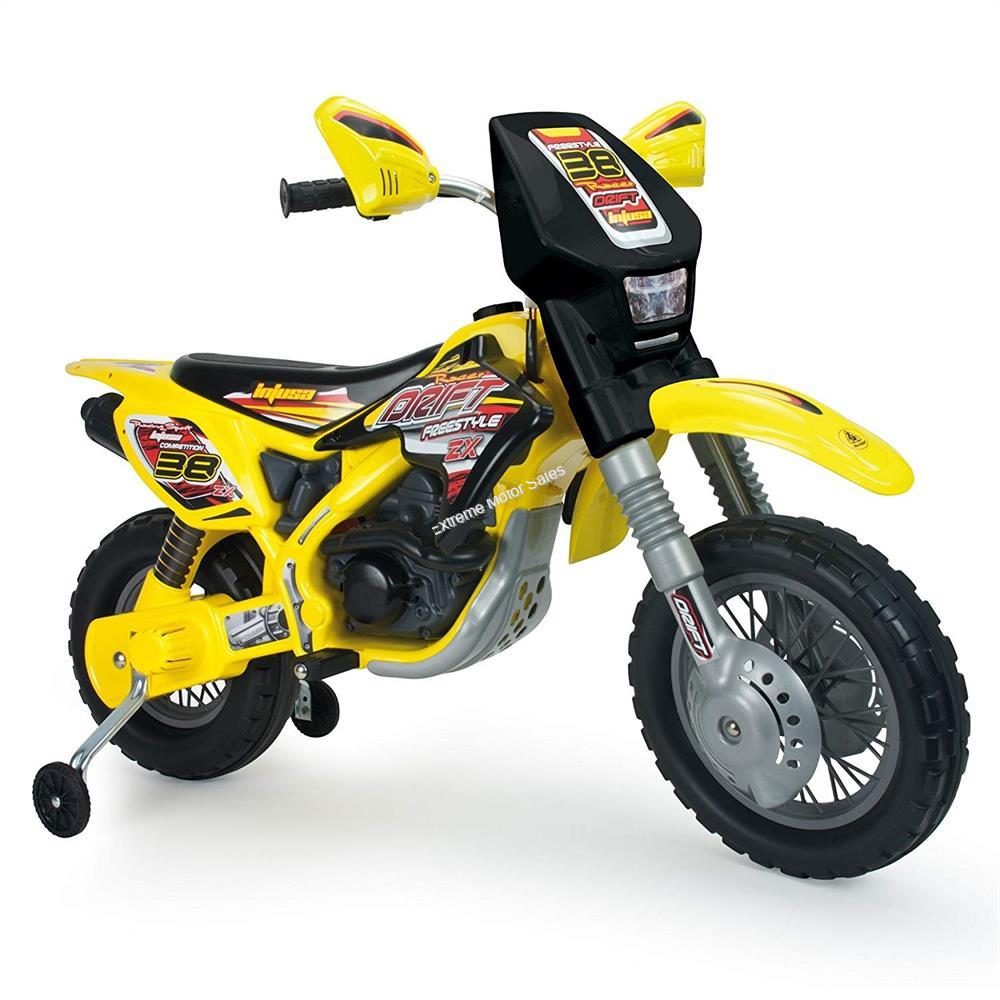 Extreme Injusa Drift ZX 12v Dirt Bike Power Wheels Toy Electric > Ride