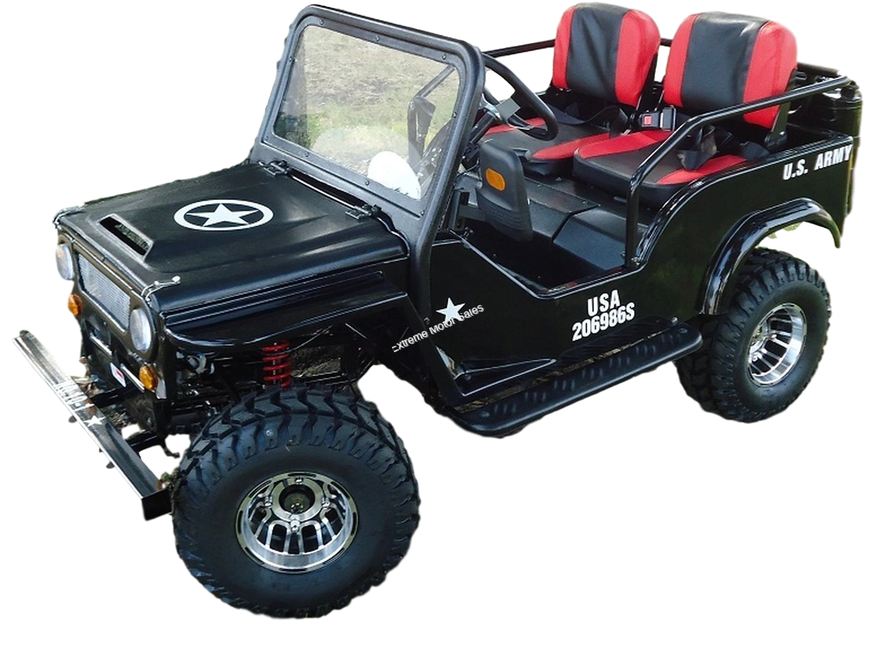 Vitacci Jeep Willy's Mini ATV 125cc Go Cart Kart UTV Golf Cart > Jeep