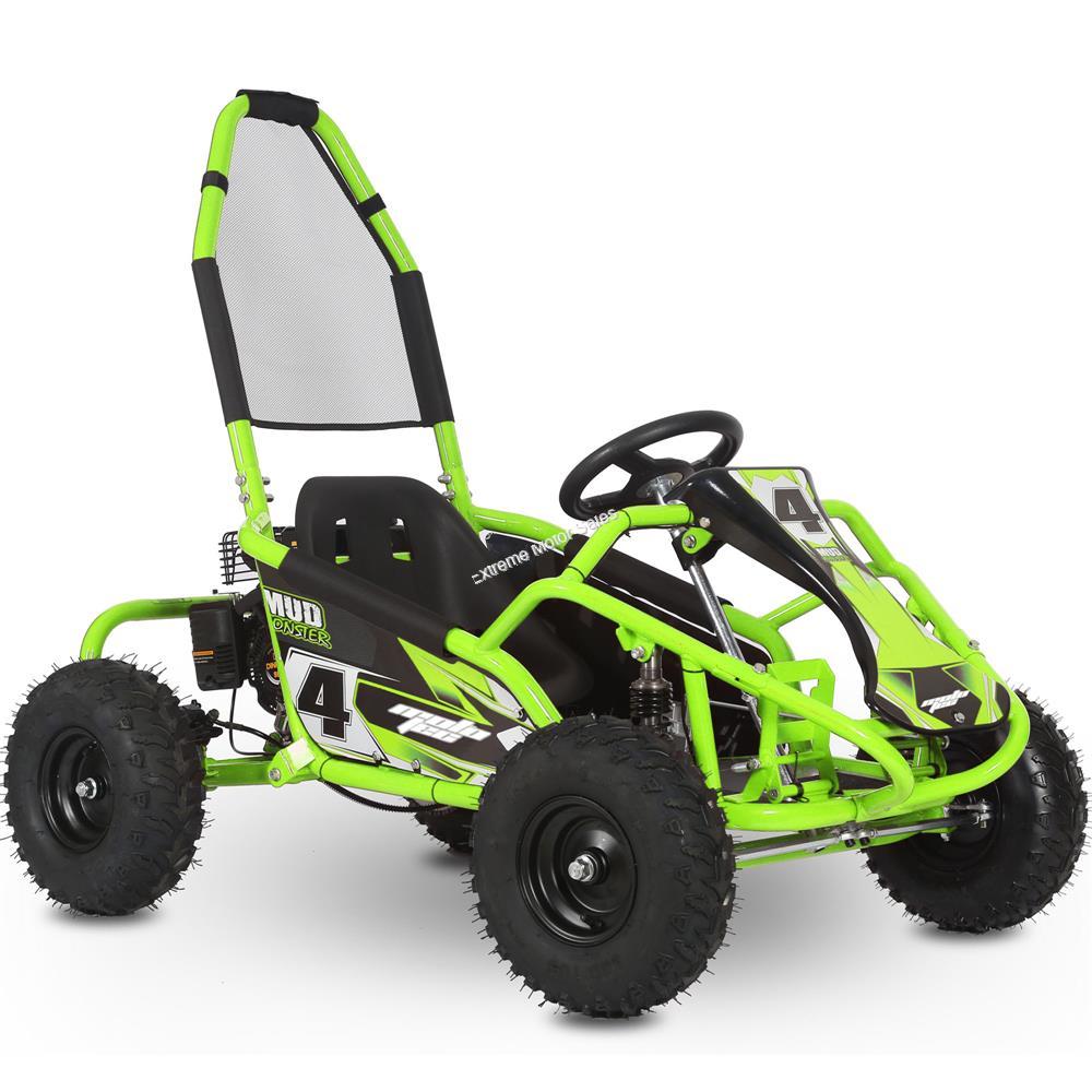 MotoTec Mud Monster Kids Gas Powered 98cc Go Kart Cart > Kids Go Cart