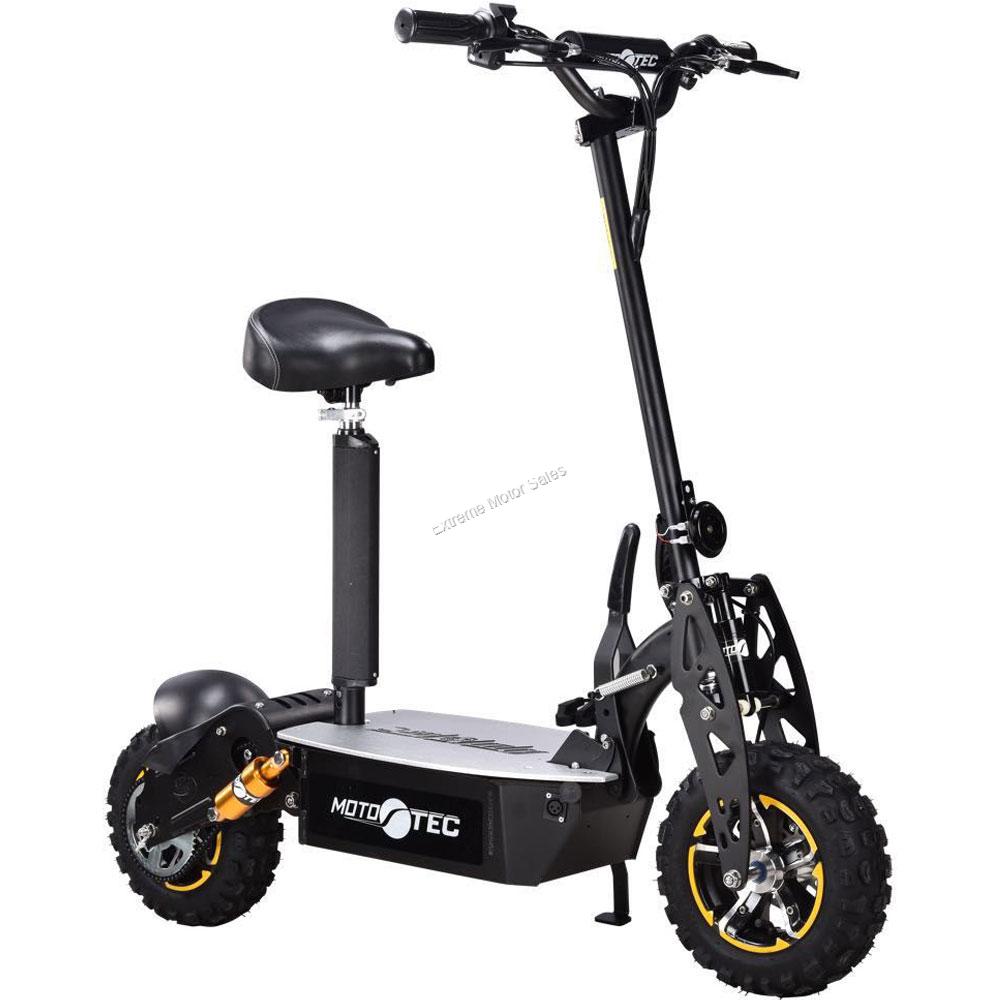 MotoTec 2000w 48v Electric Scooter with Seat Extreme Motor Sales