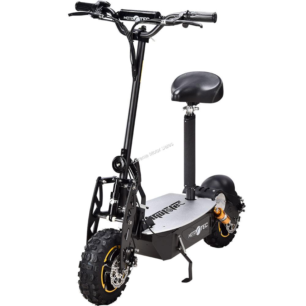 MotoTec 2000w 48v Electric Scooter with Seat Extreme Motor Sales