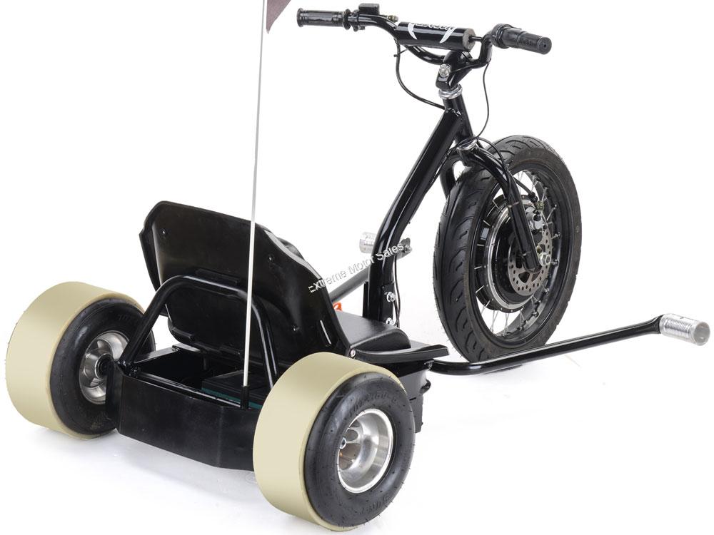 Moto Tec Motorized Electric Drifter Trike 3 Wheel 48v 500W > Drift