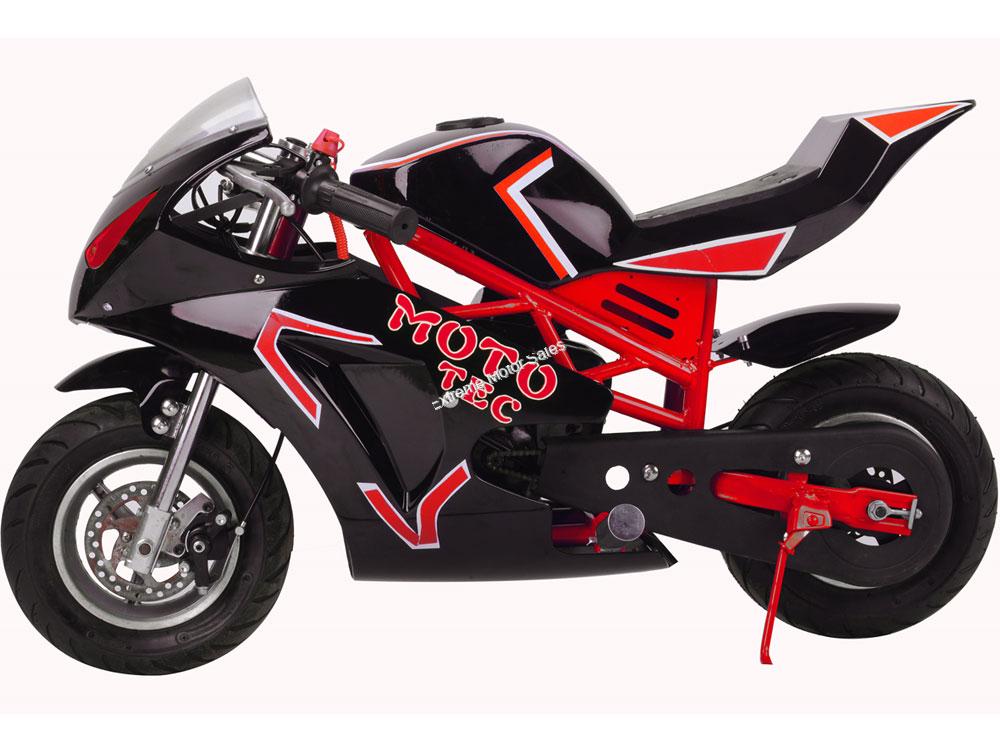 MotoTec Cali Gas Pocket Bike 40cc 4Stroke EPA Approved Pocket Rocket > Gas > Extreme Motor