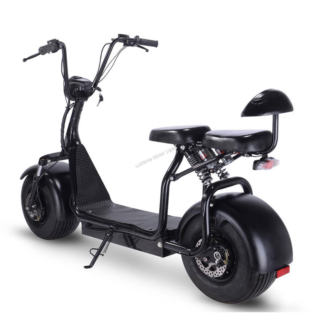 MotoTec Knockout 60v 1000w Electric Scooter Ride On Fat Tire > Electric