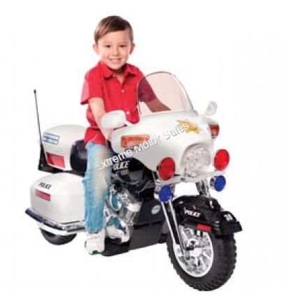 power wheels police motorcycle