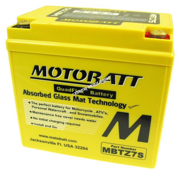 Motobatt Quadflex Battery 12V 7ah Small ATV Scooter 2 Year > Batteries