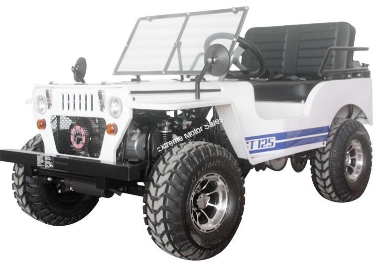 Jeep Willy s Mini ATV 125cc Go Cart Kart UTV Golf Cart PAZ125 1
