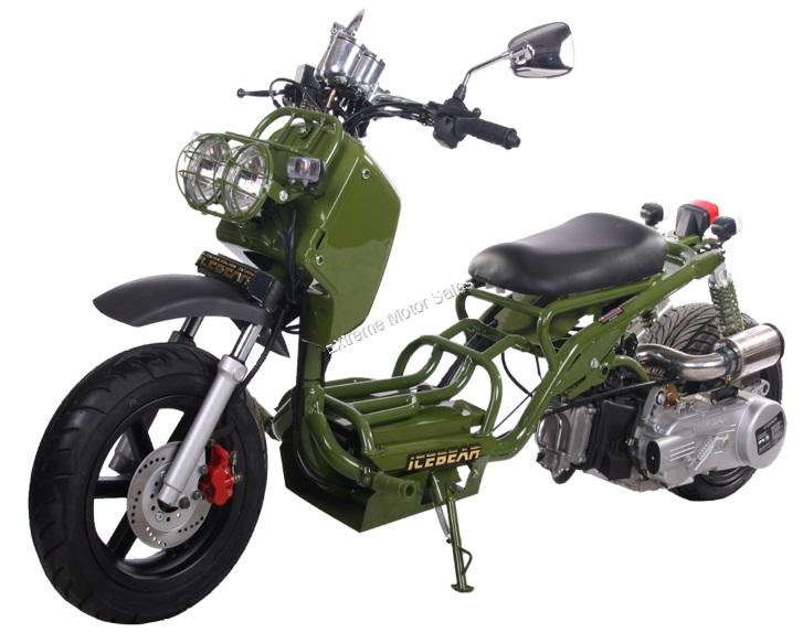 Pitbull PMZ15019 150cc Lowered Stretched Gas Scooter Ruckus V1 > 150cc