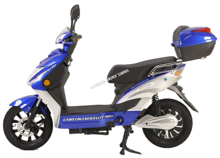 Cabo Cruiser Elite 48 Volt Electric Bicycle Scooter DUI Moped with