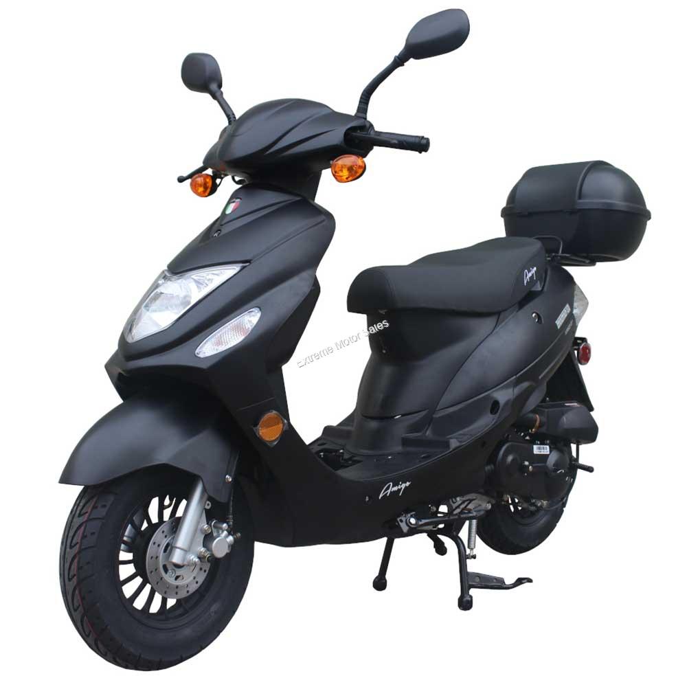 Amigo Beemer 50cc Scooter with USB Charging Port and 1 Year Warranty