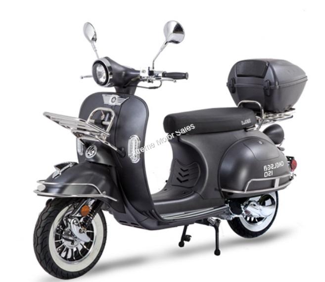 BMS Chelsea 150cc Retro Style Scooter CVT Automatic Transmission