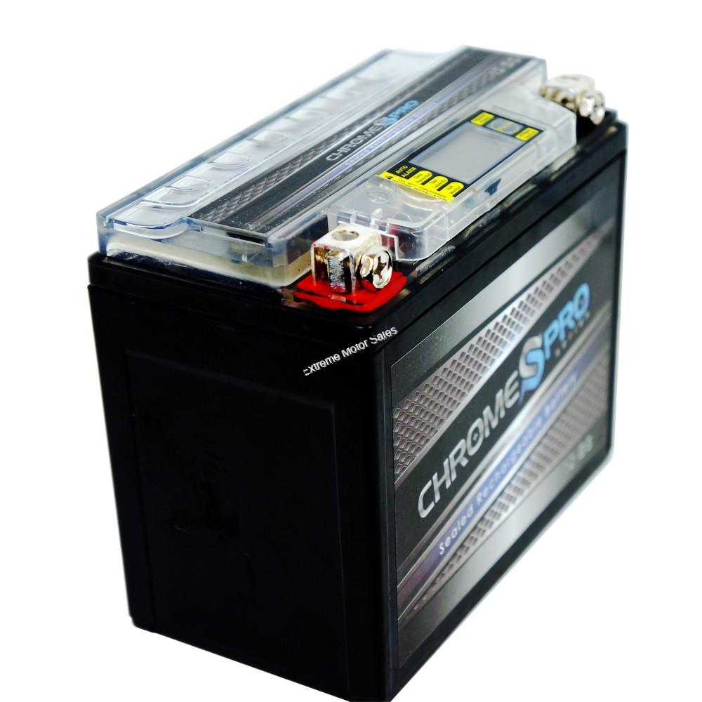 Chrome Pro Series iGel Battery 12V 12ah ATV Scooter YTX12BS 12V