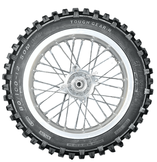 Coolster QG214 Dirt Bike 12 inch Rear Wheel Assembly 8.0012 > Tire / Tube/ Wheel > Extreme