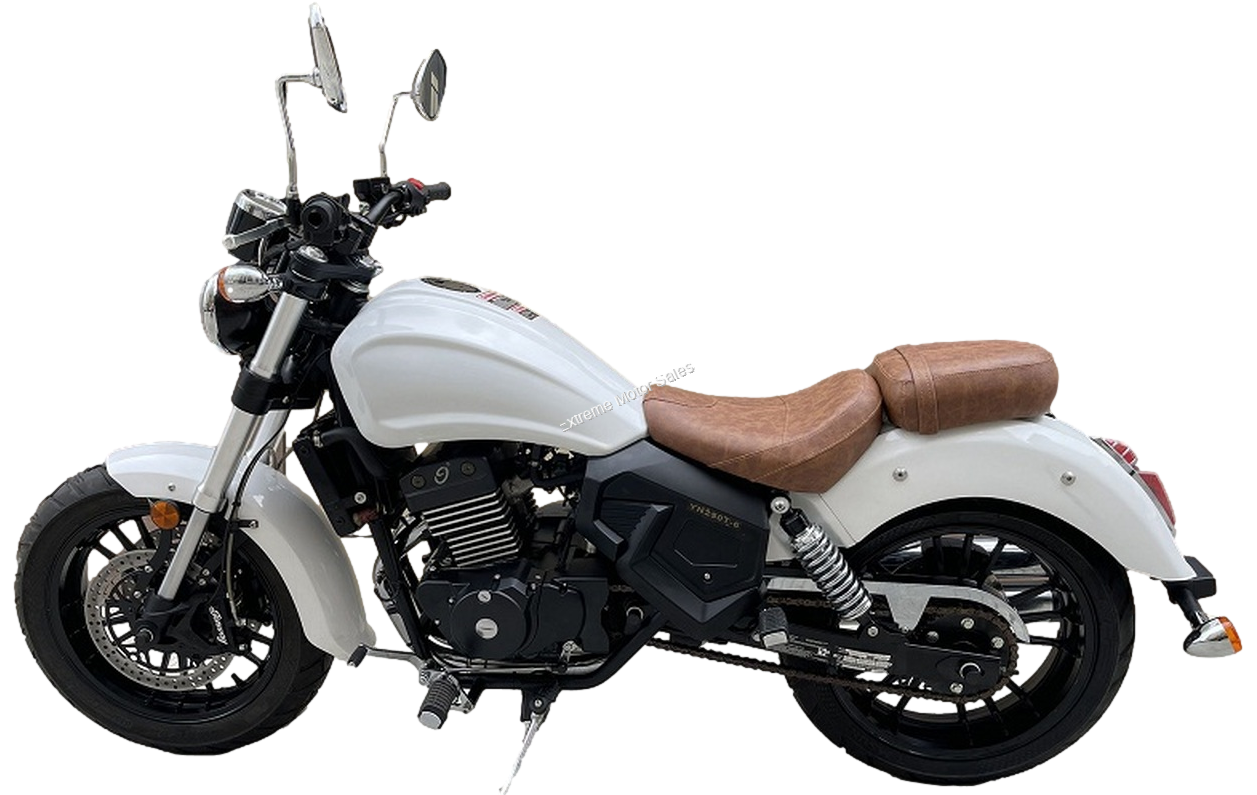 VT Cruizer 250cc Motorcycle Chopper Water Cooled 5 Speed