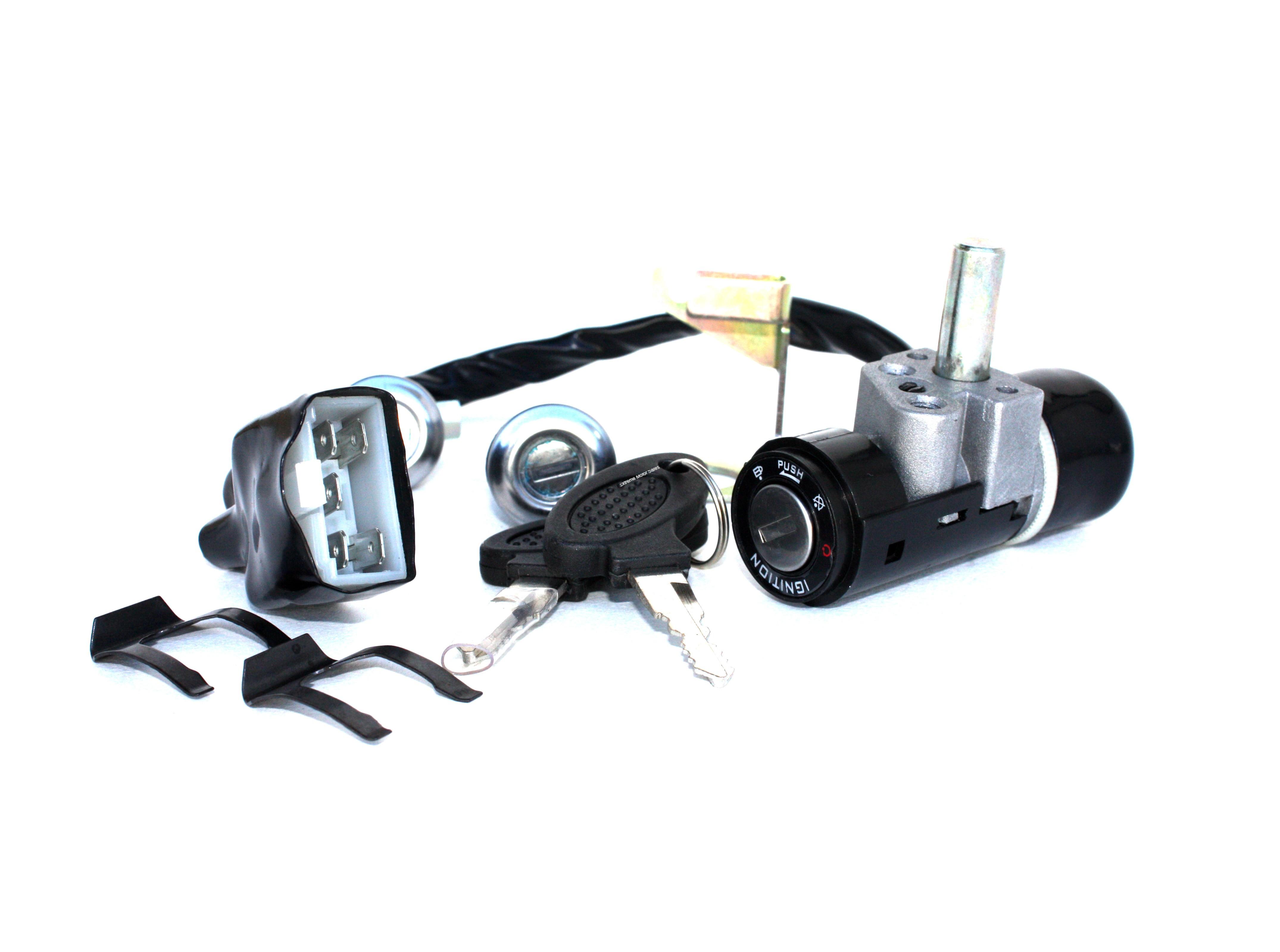 Wolf Jet Jet II Ignition Switch Assembly 49cc 50cc Scooter > Electrical