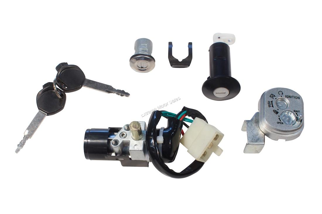 Wolf Lucky II Ignition Switch Assembly 50cc 150cc Scooter > Electrical