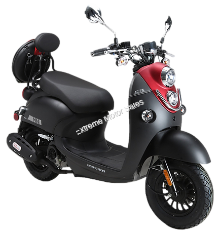 Italica Motors Mini 50cc Gas Scooter Retro Style- 1 Warranty 50cc Scooters > Extreme Motor Sales, Inc