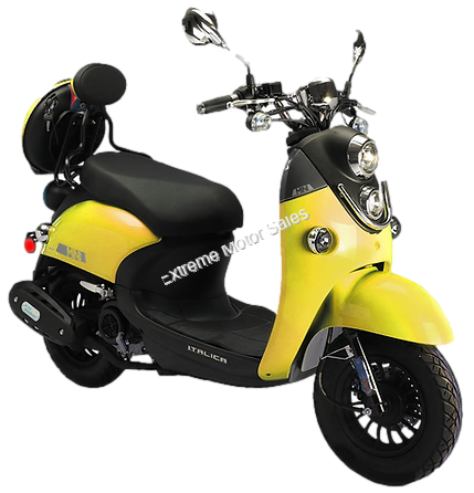 Italica Motors Mini 50cc Gas Scooter Moped Retro Style- 1 Year Warranty > 50cc > Extreme Motor Sales, Inc