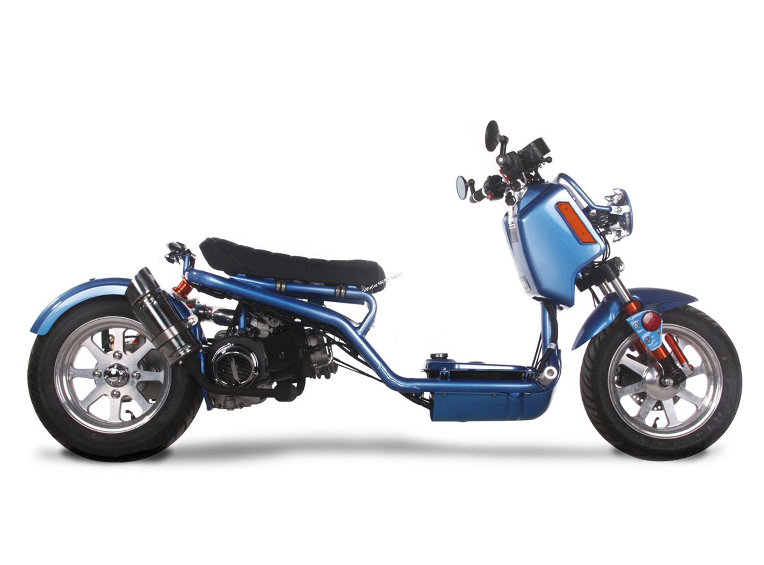 Extreme Motor Sales Inc 150cc Scooters Pitbull 150cc Lowered Stretched Gas Scooter Ruckus Scooter Pmz150 21