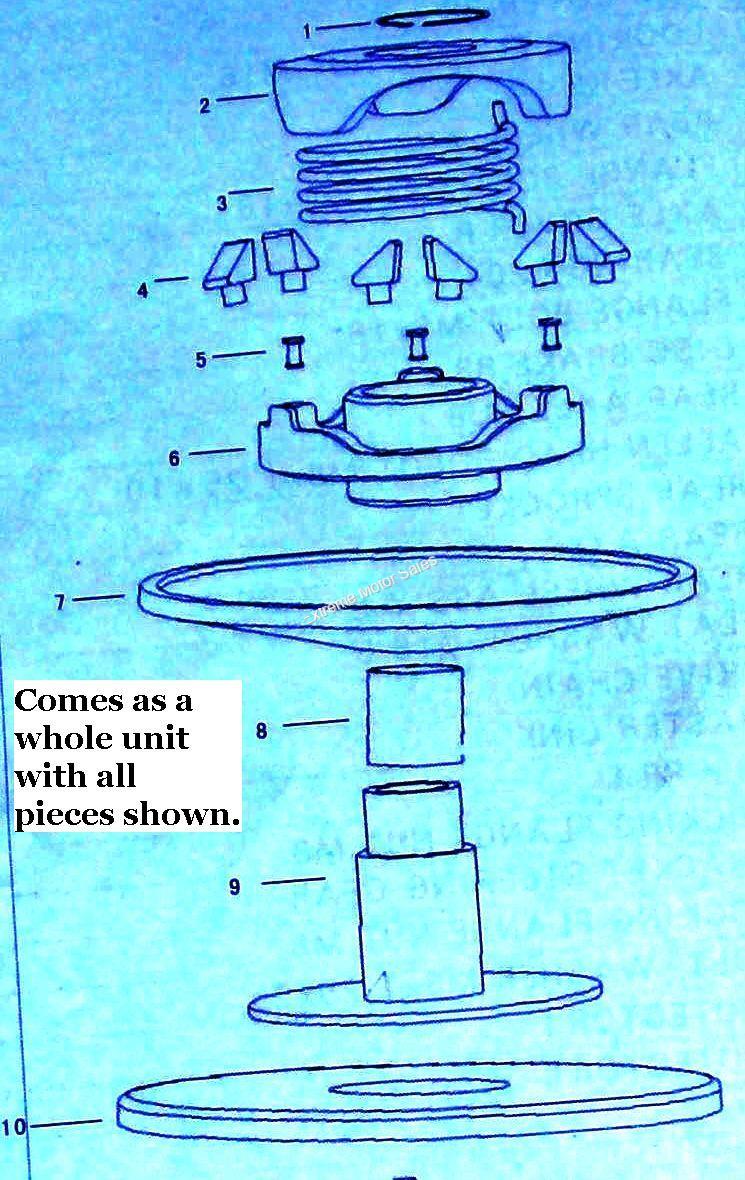 Clutch Rear Clutch for Hammerhead 80T / Mudhead Go Cart Go Kart