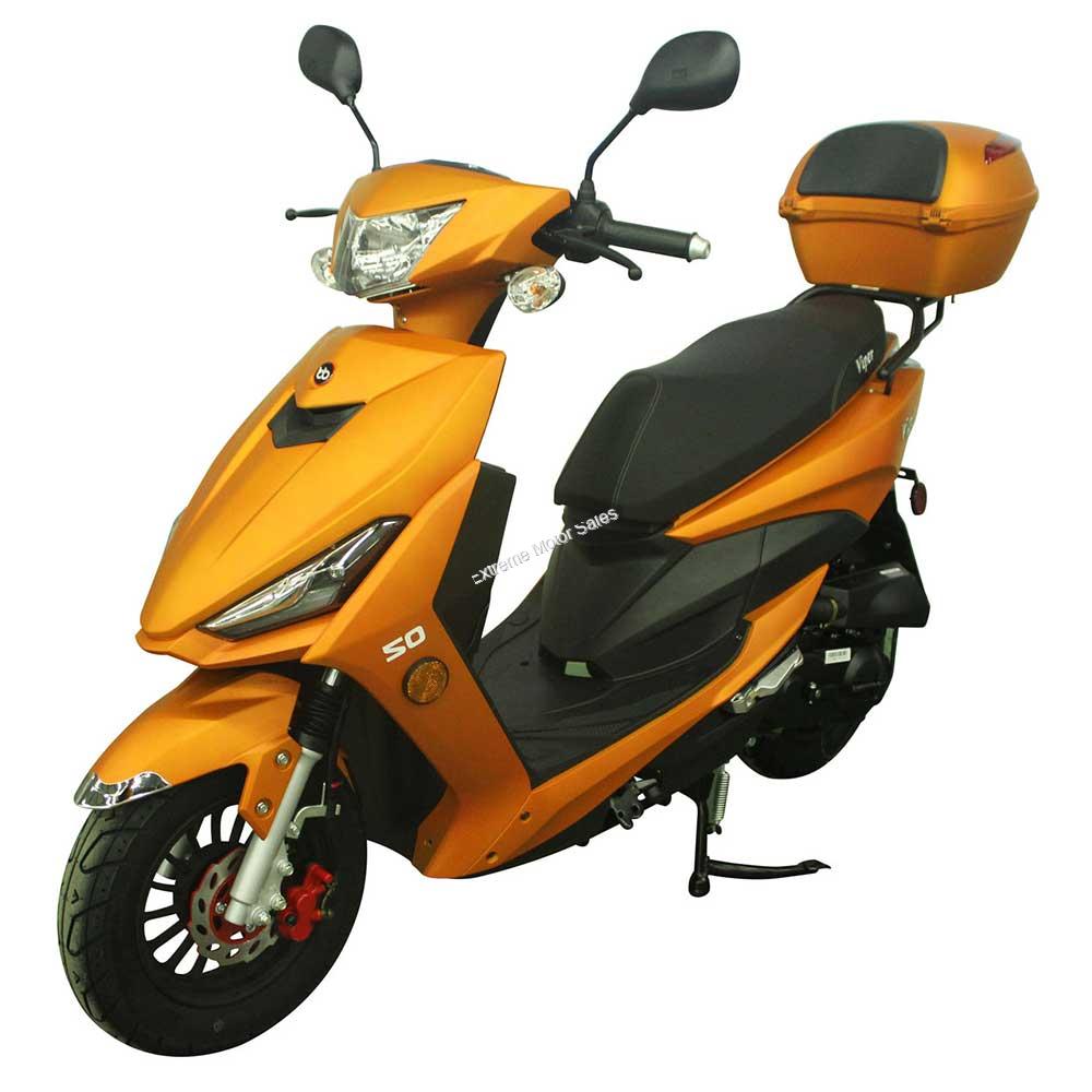 Viper 50cc 4 Stroke Moped Scooter 49cc Electric Start with Trunk > 50cc